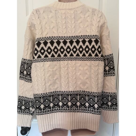 Line and Dot Montana Faire Isle Sweater, Size Small, NWT - Picture 6 of 9